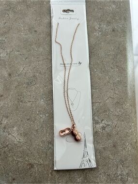 4/$50 Rose Gold peanut Women’s Pendant Necklace - Fashion Jewelry